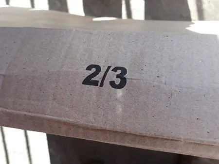 La caja 2 de 3